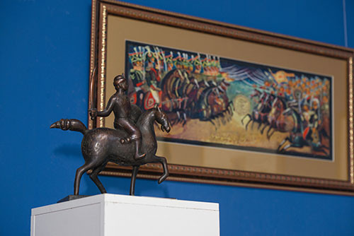 Выставка «Наследие: богатство Республики, исторические страницы страны в произведениях графики и скульптуры», накануне Всемирного форума по межкультурному диалогу и IV исламских игр солидарности