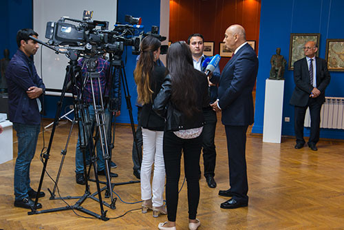 Выставка «Наследие: богатство Республики, исторические страницы страны в произведениях графики и скульптуры», накануне Всемирного форума по межкультурному диалогу и IV исламских игр солидарности