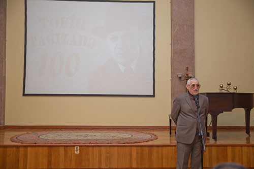Event to honour the centenary of The outstanding film director Honoured Art Worker and People’s Artist Tofiq Mehdiqulu oghlu Taghizade
